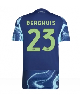 Ajax Steven Berghuis #23 Maglia Gara Trasferta Repliche 2025-26 Maniche Corte Ajax Steven Berghuis #23 Maglia Gara Trasferta Repliche 2025-26 Maniche Corte
